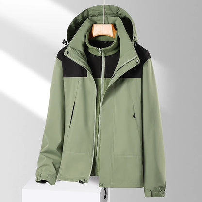 Outdoor Clothing 3 In 1 Men Women  Cold-proof Windbreaker