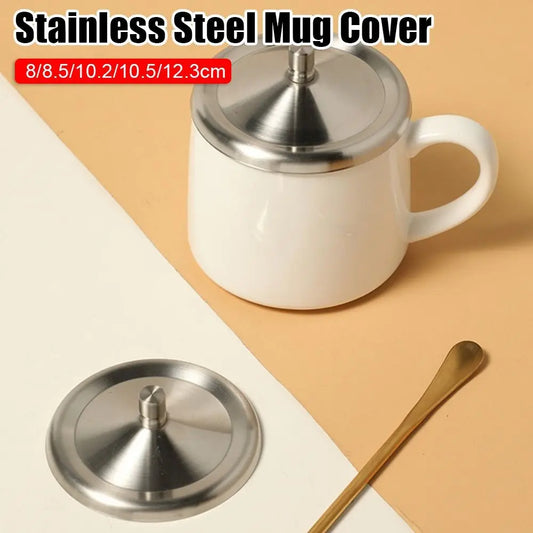 8/8.5/10.2/10.5/12.3cm Stainless Steel Mug Cover