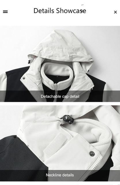 Outdoors Clothing 3 In 1 Men Women  Cold-proof Windbreaker