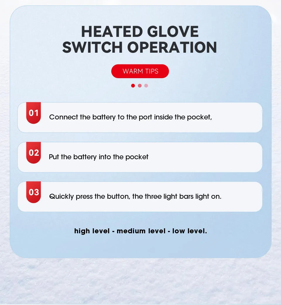 Savior Electric Heated Glove Liners for Men Women Rechargeable