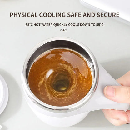 Automatic Stirring Mug Rechargeable  Stainless Steel