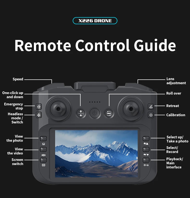 Lenovo Mini Drone 4K Professional Remote Control