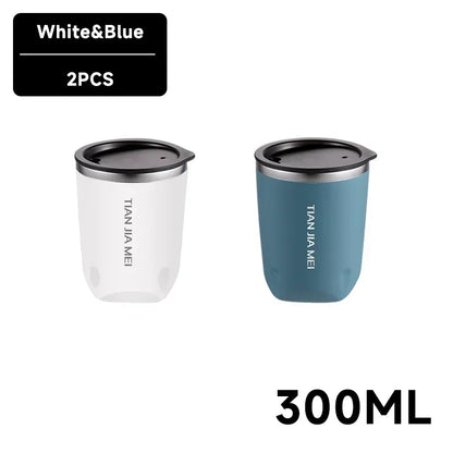 300ml 304 Stainless Steel Mug With Lid Insulated