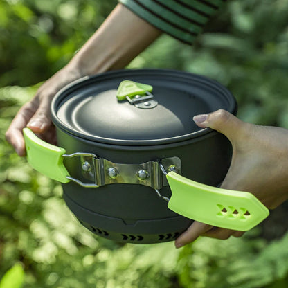 ALOCS Camping Pot Cookware Non-stick Aluminum