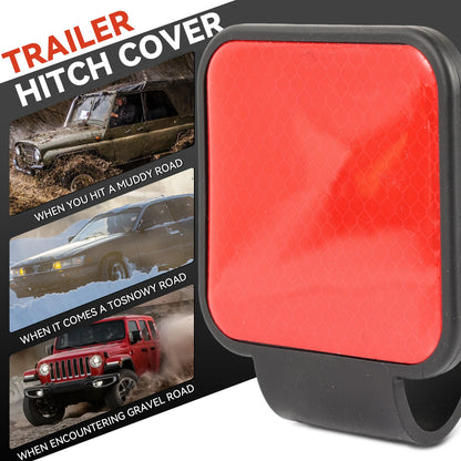 2'' Inch Trailer Hitch Receivercover Orange Reflector
