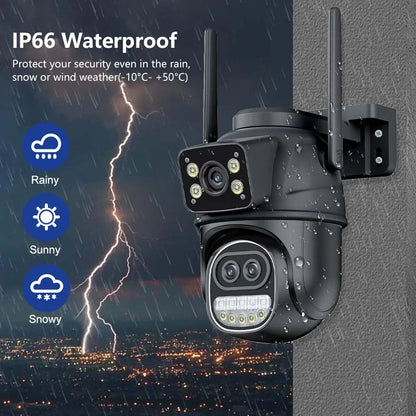 12MP 6K Outdoor WIFI CCTV 8MP Surveillance Cam