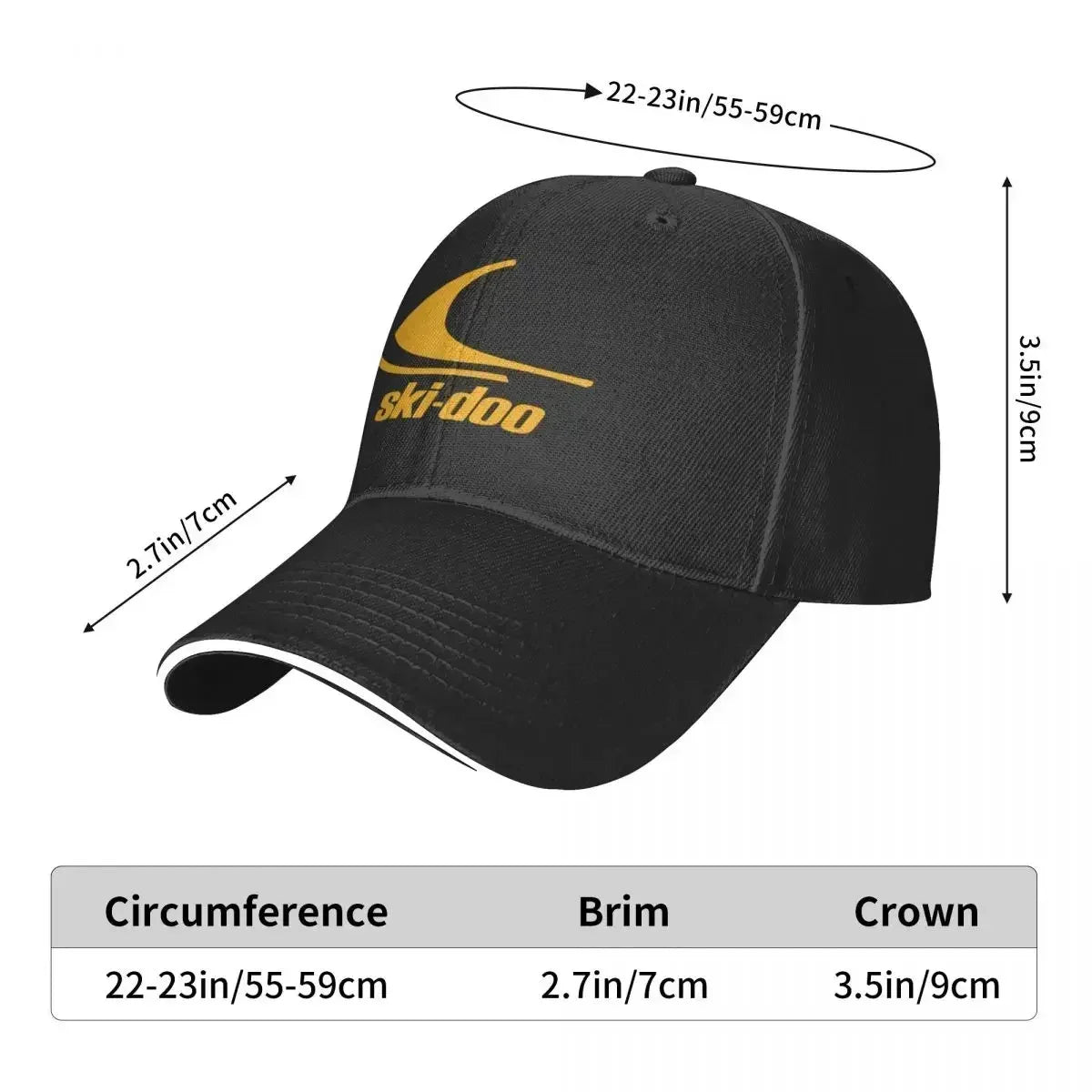 Vintage Ski Doo Baseball Cap