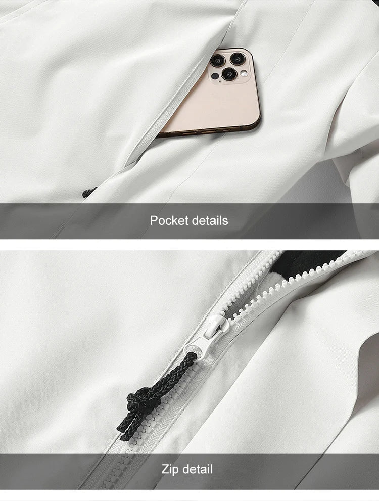 Outdoor Clothing 3 In 1 Men Women  Cold-proof Windbreaker