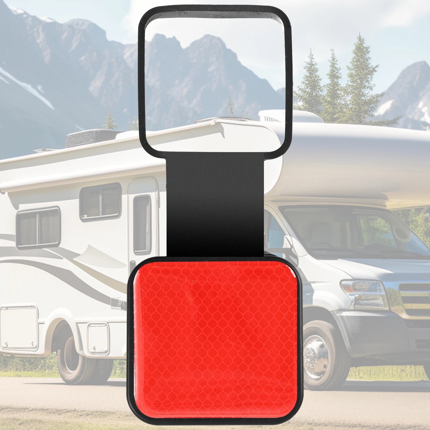 2'' Inch Trailer Hitch Receivercover Orange Reflector