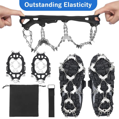 Tomshoo Ultralight 32-Teeth Ice Claw Stainless Steel