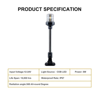 NEW Fold Down 360 Degree LED Anchor Light