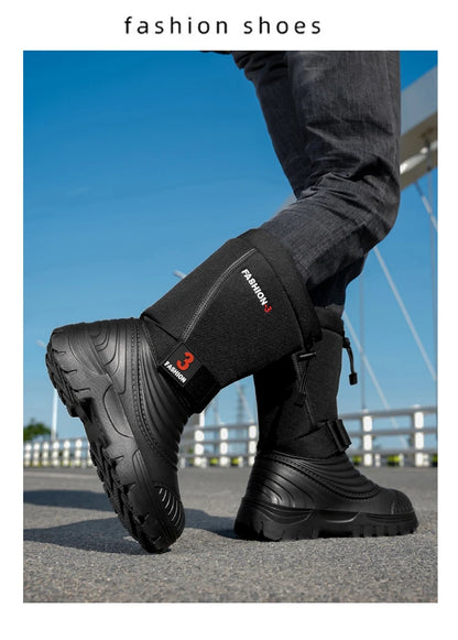 Men's Snow Boots Waterproof Non-slip