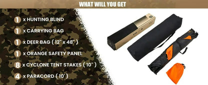 A—Hunting Blind  Ground Blind with Carry Bag