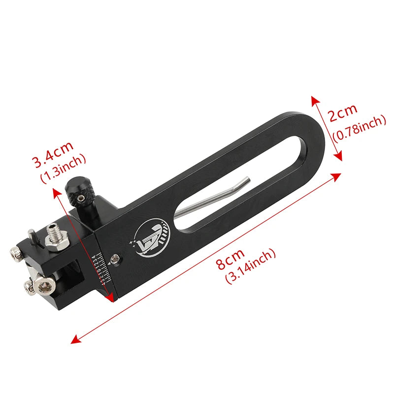 Recurve Bow Arrow Rest Adjustable Aluminum Alloy