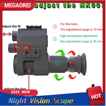 Megaorei NK007 2025 New 1080P Night Hunting Scope