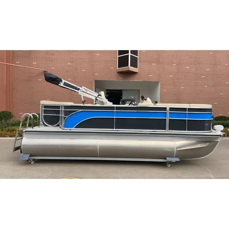【Best-selling】17ft Fishing Large Pontoon Boats