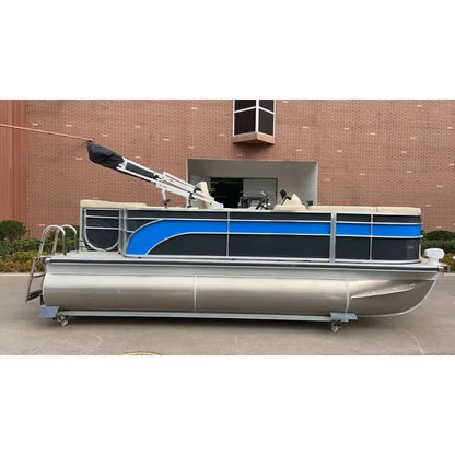 【Best-selling】17ft Fishing Large Pontoon Boats