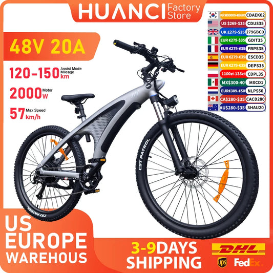 HUANCI Q5 electric bike 2000W 27.5 Inch