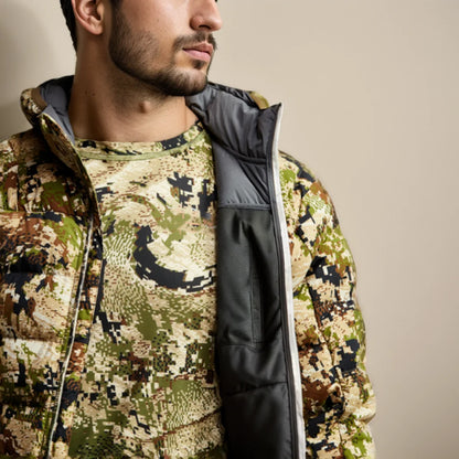 Men's Kelvin Light down winter camo jacket