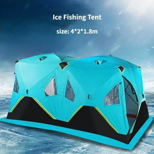 Winter Ice Fishing Tent Triple Thick Cotton  Wind Proof Waterproof