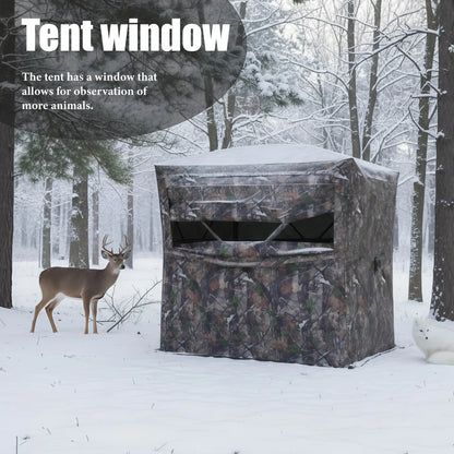 Camouflage Pop-Up Hunting Blind Easy Setup