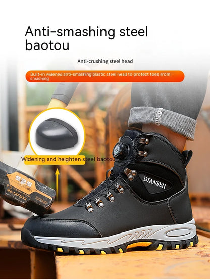 Men's Safety Steel Toe  Work Boots