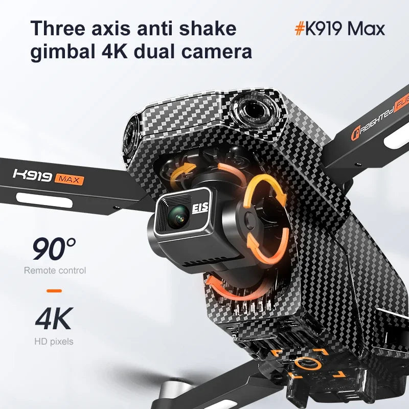 Max Drone 8K HD Three Camera GPS  Obstacle Avoidance