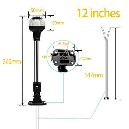 NEW Fold Down 360 Degree LED Anchor Light