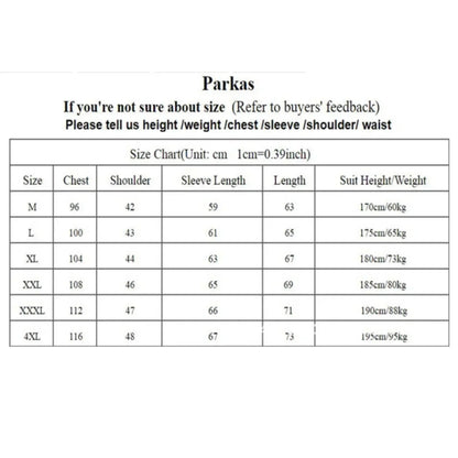 Men's Lightweight  Winter Jacket