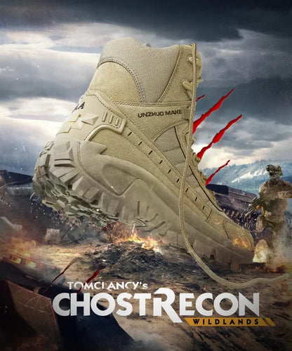 Men's High-top Desert Waterproof Tactical Boots