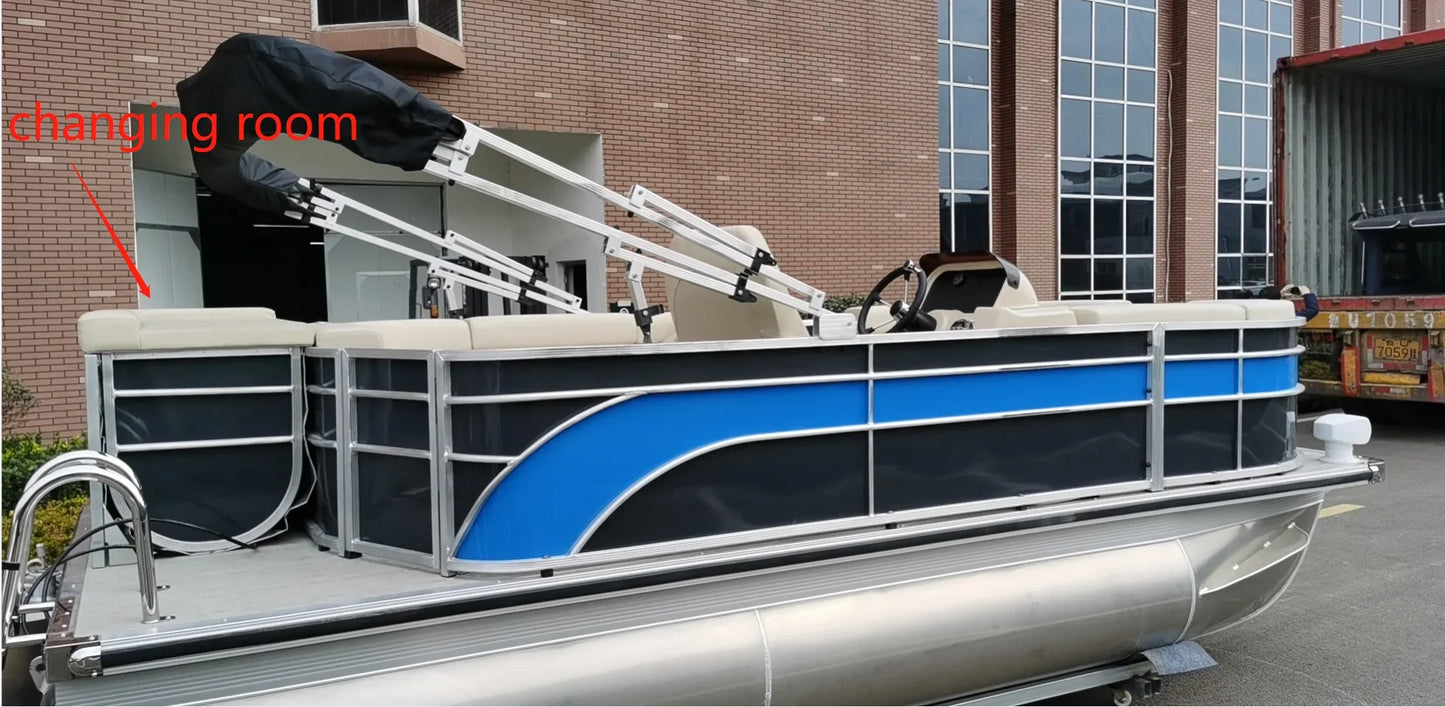 【Best-selling】17ft Fishing Large Pontoon Boats
