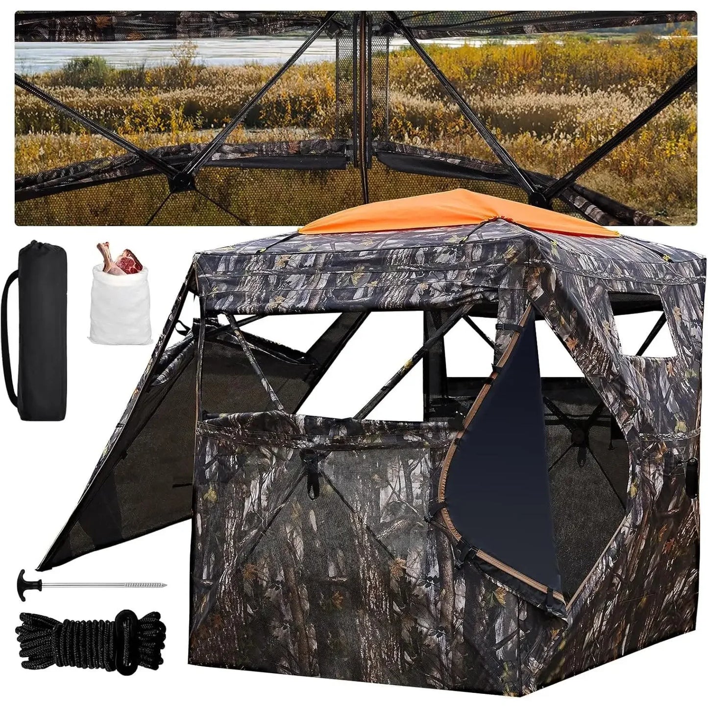 A—Hunting Blind  Ground Blind with Carry Bag