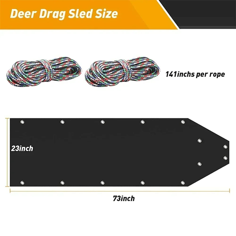 Deer Drag Sled For Ice Fishing, Hunting, Firewood