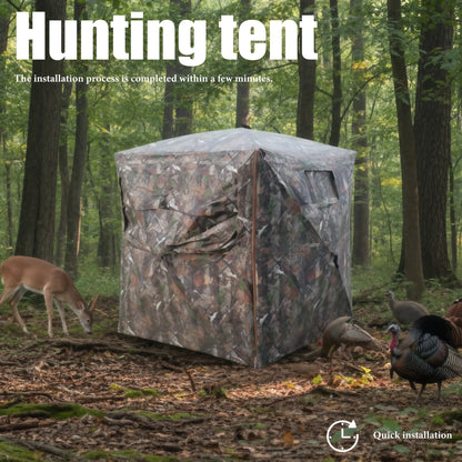 Camouflage Pop-Up Hunting Blind Easy Setup