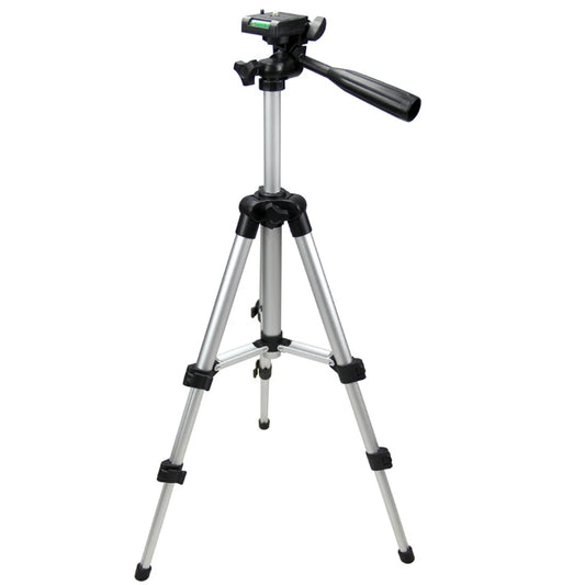 3-way Head 4-section Legs with Quick Lever Locks Cam Tripod
