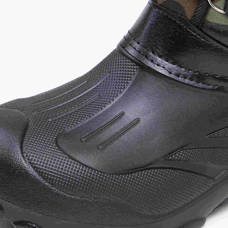 Warm Men Plush Snow Boots High Top Winter Men's Mid Calf Boots Waterproof Motorcycle Outdoor Anti-Slip Men Hiking Boots New