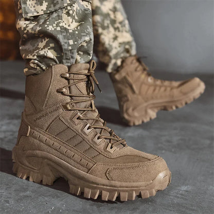 Men's High-top Desert Waterproof Tactical Boots