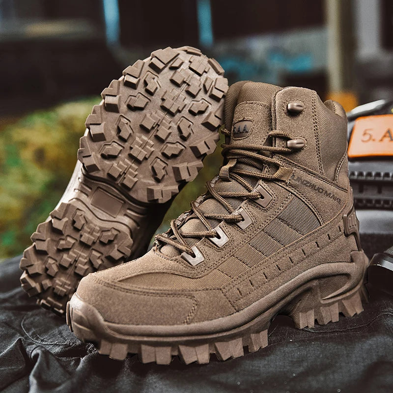 Men's Desert Combat  Non-slip Tactical Hiking Boots