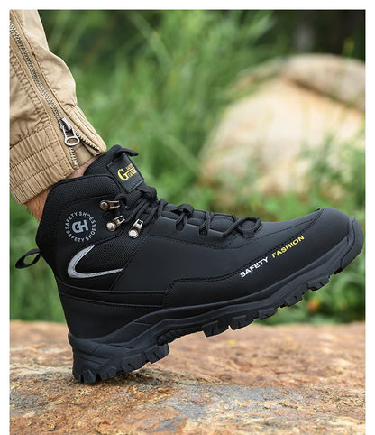 Men's Waterproof  Steel Toe Work Boots