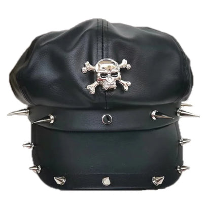 Trendy non mainstream men's and women's hats with rivets