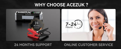 3000A/4000A/5000A Jump Starter External Battery 12V Starting Device