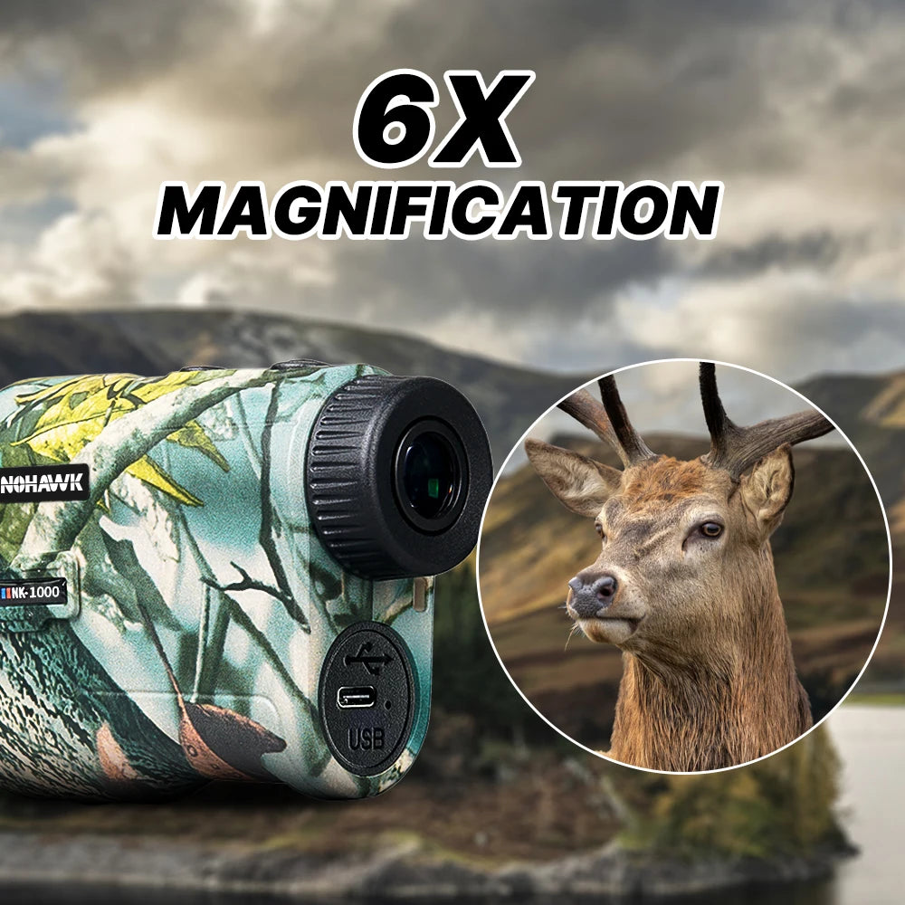 Nohawk Hunting Rangefinder 1000M Multifunction