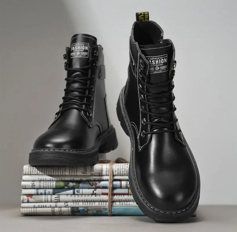 Men's Work Boots Spring Autumn Anti-slip Waterproof