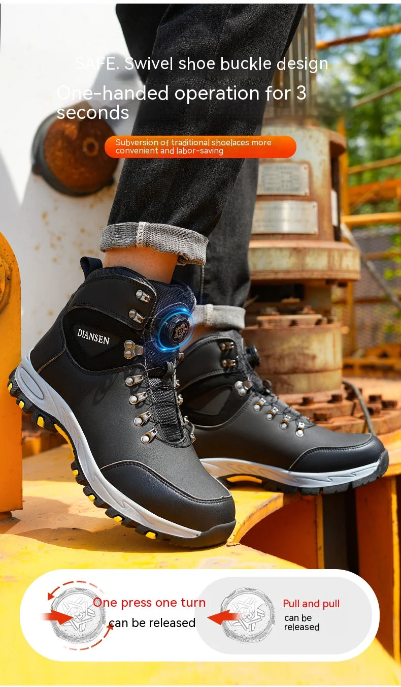 Men's Safety Steel Toe  Work Boots