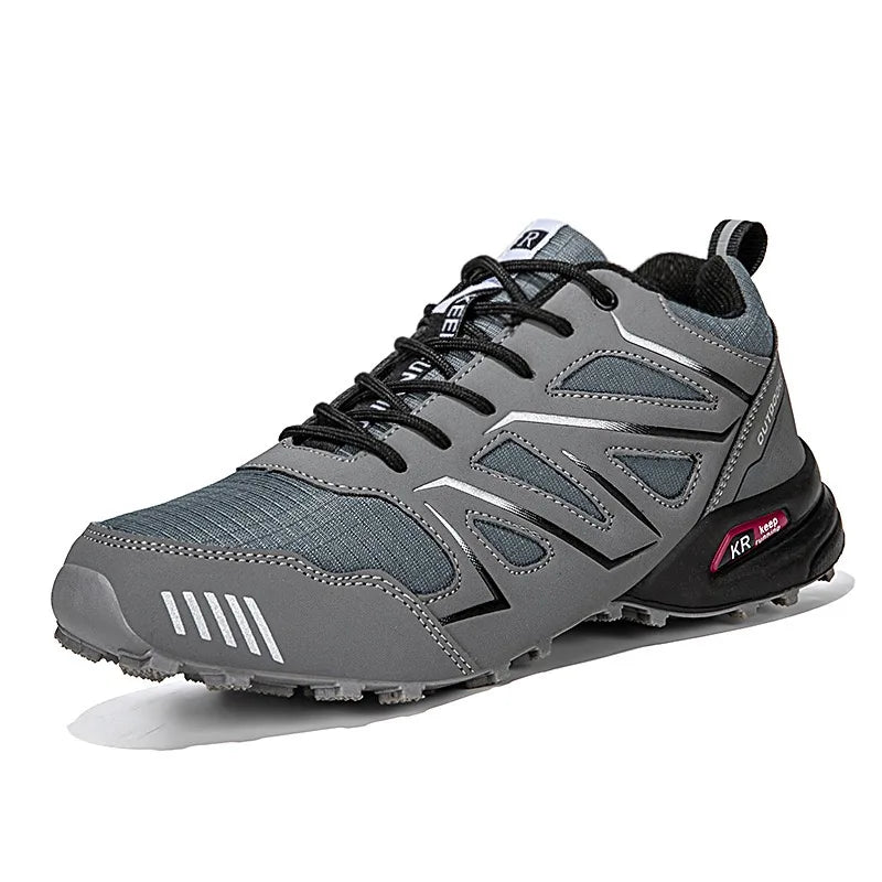 Men's Outdoor Waterproof Leather Hiking Shoes
