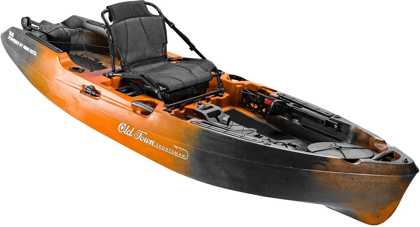Old Town Sportsman 106 Powered by Minn Kota Solo Sit-on-Top Fishing Motorized Kayak,