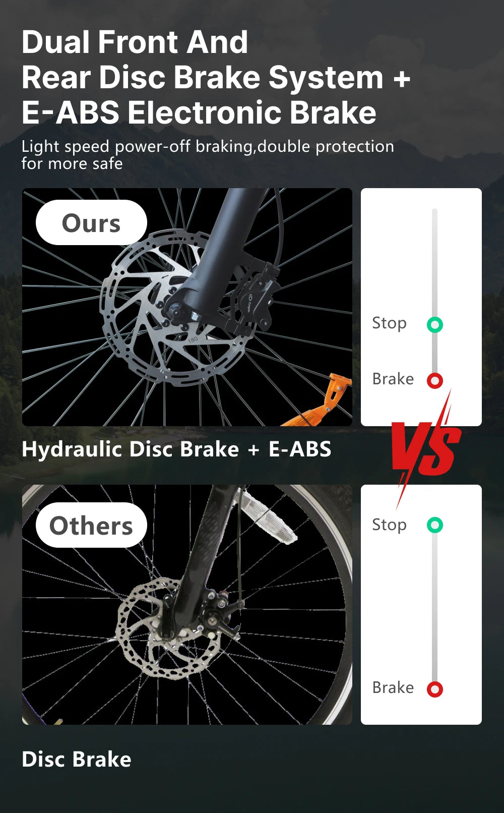 HUANCI Q5 electric bike 2000W 27.5 Inch