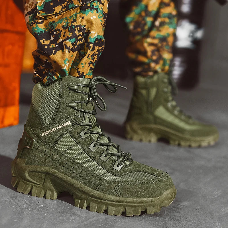 Men's Desert Combat  Non-slip Tactical Hiking Boots