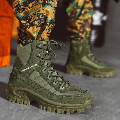 Men's Desert Combat  Non-slip Tactical Hiking Boots