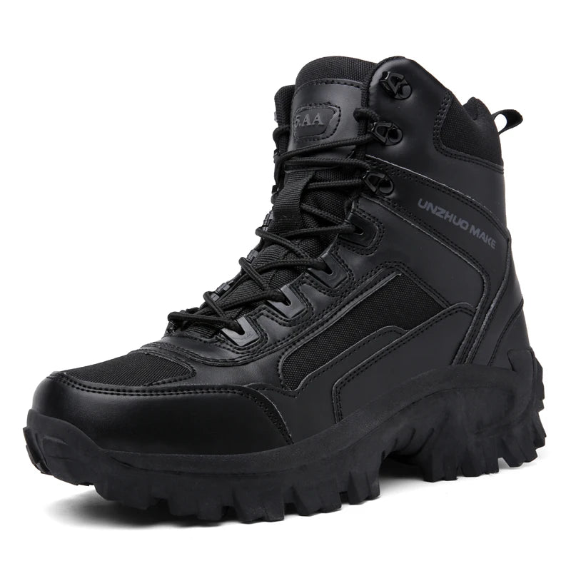 Mens Climbing Boots Wear-resistant Puncture-resistant